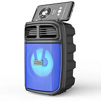 колонка портативная напольная орбита ot-spb111 с bluetooth синяя (tf, usb, fm)  фото