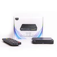 Цифровая приставка Эфир HD-555 эфирная, DVB-T2, тв бесплатно, тюнер, ресивер, приемник от магазина Электроника GA