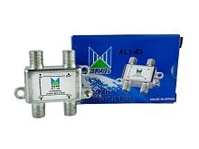 делитель сигнала alcad al1-03 5-2300 mhz, эфирно-спутниковый делитель сигнала тв на 3 f-выхода  фото