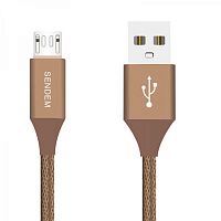 кабель usb 2.4a sendem m11 (microusb) 1м/280  фото