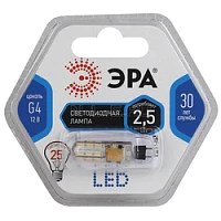 лампа светодиодная эра led smd jc-2,5w-corn-840-g4  фото